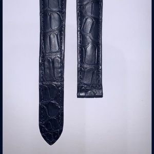 NWT: Authentic Cartier Mid Blue Alligator Full Cut Strap for Cartier Pasha 35